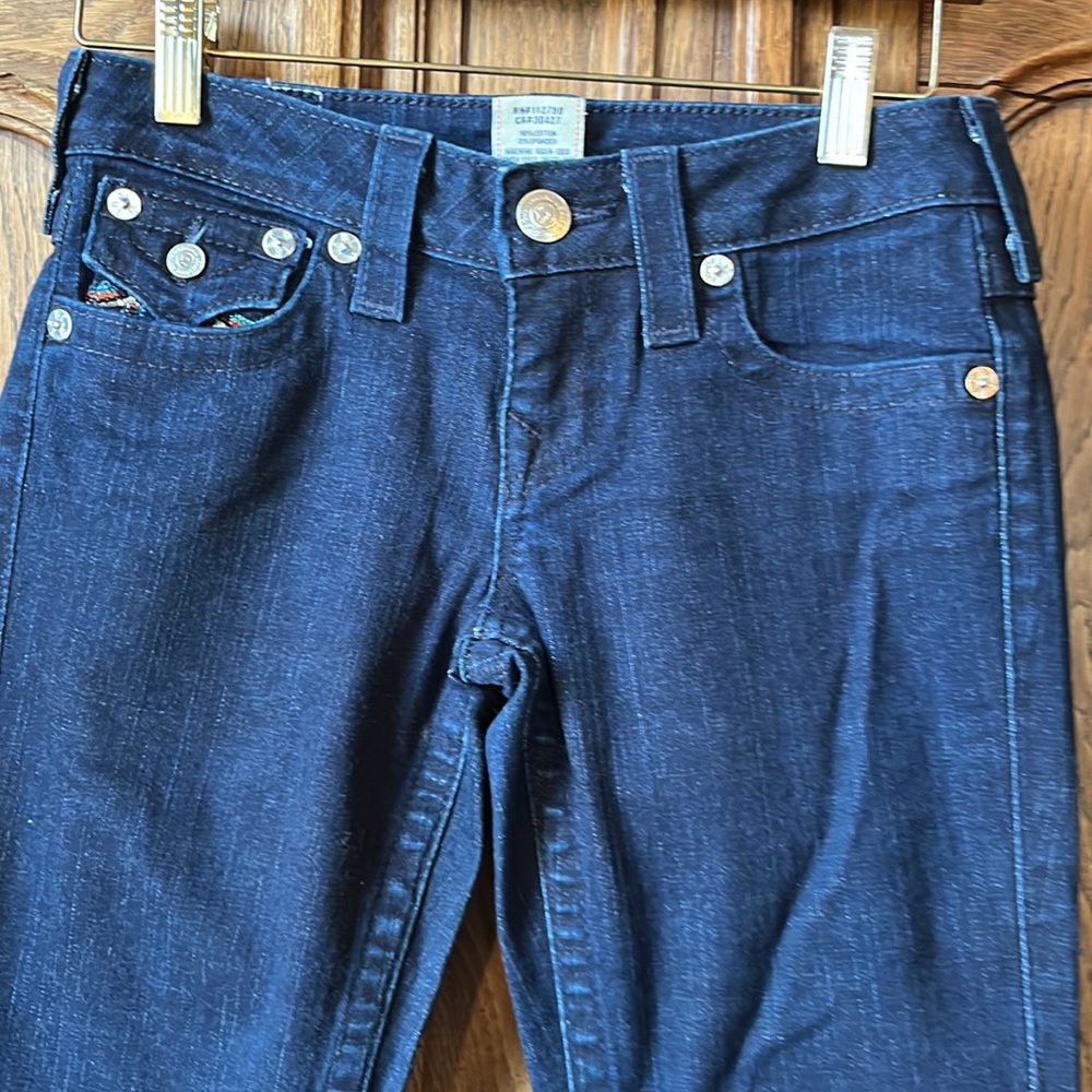 True Religion Sequin Pocket Jeans – Size 26 - Picture 10 of 16